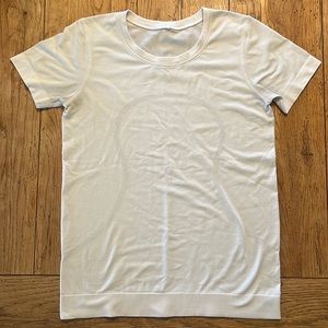 White Lulu Swiftly Tech Tee